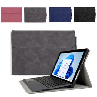 เคสกระเป๋าหนัง PU นิ่ม TPU สําหรับ Microsoft Surface Pro 9 8 7 6 5 4 Go 2 3