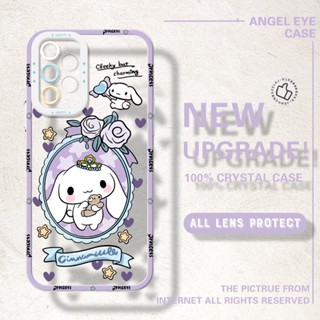 เคสโทรศัพท์มือถือแบบนิ่ม ใส กันรอยกล้อง ลายการ์ตูนคุโรมิน่ารัก สําหรับ Samsung A02 A03 A03s A04s A10 A10s A11 A12 A13