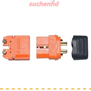 Suchenhd XT60I-F XT60I-PW ปลั๊ก 2+1 อะไหล่โมเดลปลั๊กเชื่อมต่อสัญญาณ ทองเหลือง 2+1 พร้อมอุปกรณ์พินสัญญาณ XT60I-PW ตัวผู้ XT60-I