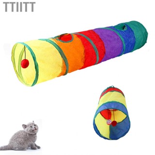 Ttiitt Tunnel Safe Eco Friendly Interactive Rainbow Pet Play for Little Pets Dogs