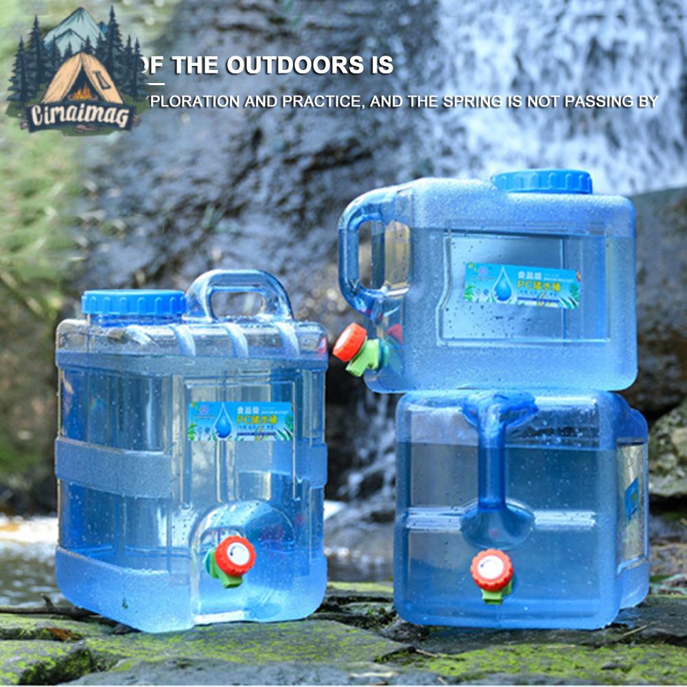 ถังเก็บน้ําพกพาพร้อมก๊อก 5L/7.5L/10L/12L/15L อุปกรณ์แคมป์ปิ้ง