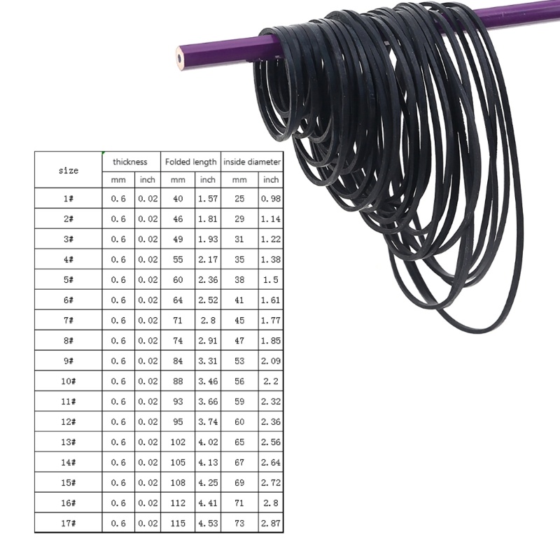 Yml1 สายพานเทปคาสเซ็ต 40-115 มม. 0 6 มม. 5 ชิ้น