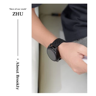 ซิลิโคนแม่เหล็กหัวเข็มขัดสําหรับผู้เบิกทาง การ์มิน 70 170 265 255 245 645 55 165 158 เวนู2 45มม. Venu3 vivoactive4 245M 645M Venu 2 3 สีลูกกวาดนาฬิกาสร้อยข้อมือห่วง