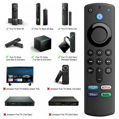 เปลี่ยน L5B83G สําหรับ Fire TV Stick 4K Max Voice Remote 2nd 3rd Gen Lite US