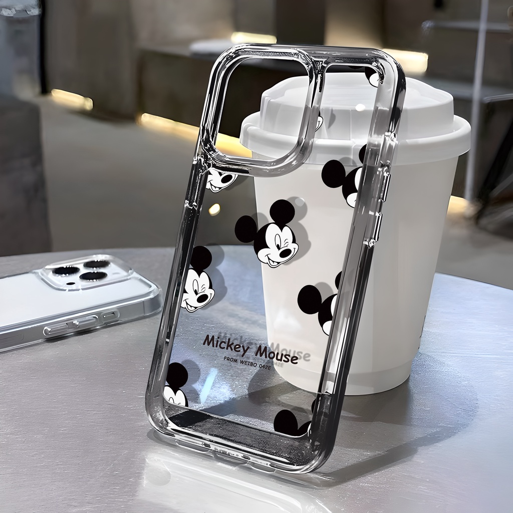 เคสสําหรับ OPPO Mickey ถุงลมนิรภัย A18 A60 A15/A15s/A35 5G/A16/A16s/A54s/A16K/A16e/A17/A17K/A31 2020/A8/A5/A32 A3 2020/A5 2020/A5 2020/A3s