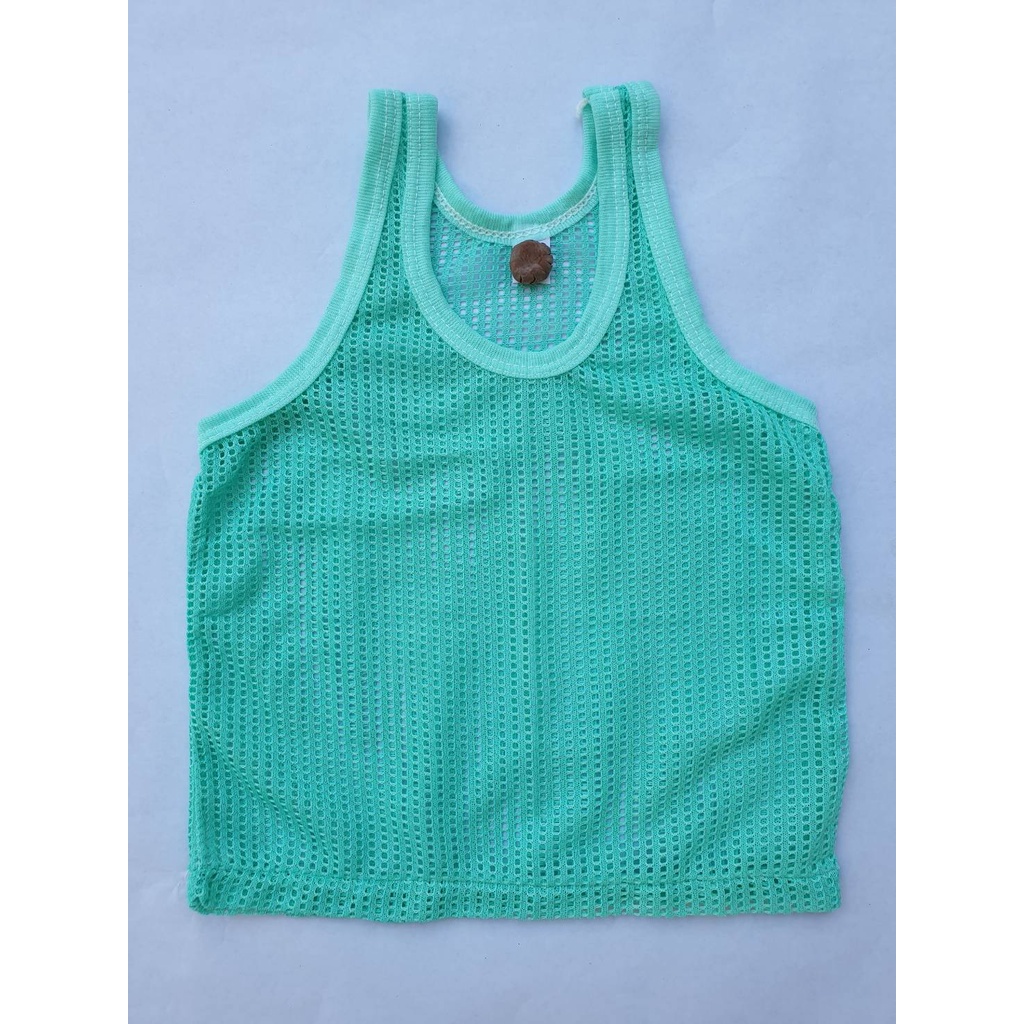 (ยกโหล) เสื้อกล้ามรู เสื้อกล้ามเด็ก ระบายอากาศได้ดี ใส่แล้วไม่ร้อน ไม่คัน ซักแห้งง่าย V29 **สินค้าพร้อมส่ง** - รูปที่ 6