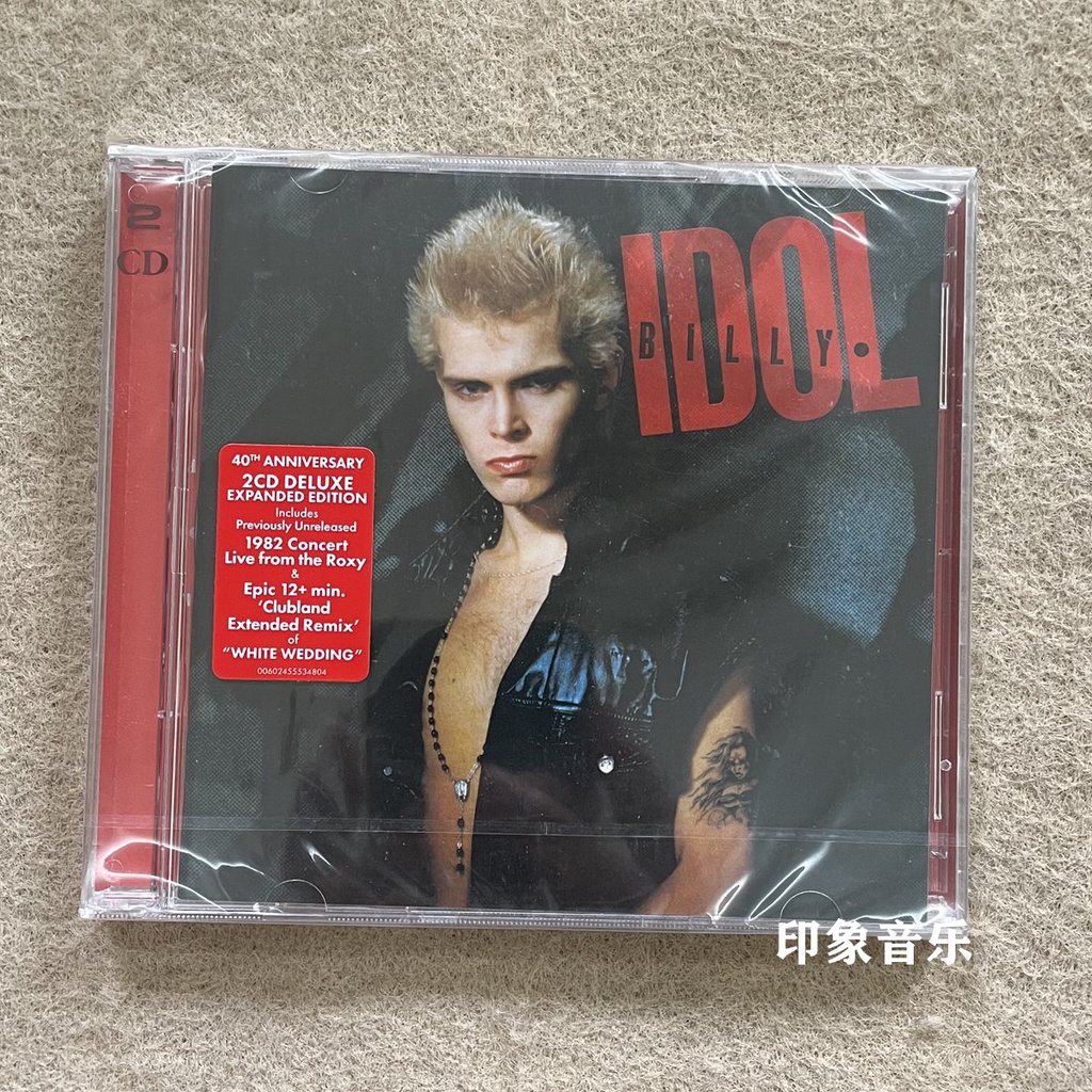 อัลบั้ม Billy Idol Expanded Edition 2CD ROCK ใหม่ล่าสุดปิดผนึก T0927