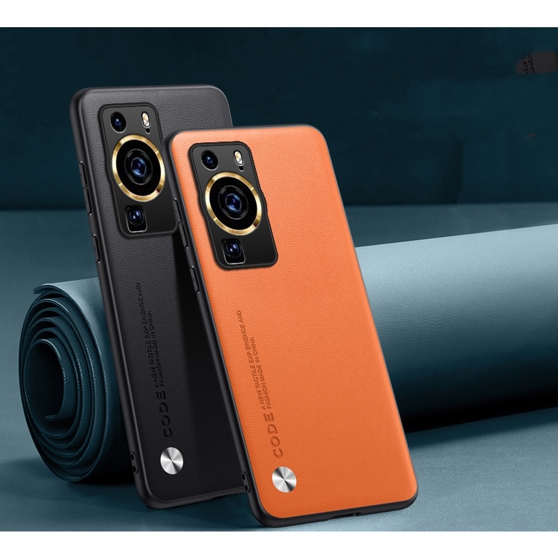 เคส Huawei P60 Pro P60Pro กรณีโทรศัพท์หนังแท้ระดับไฮเอนด์สำหรับธุรกิจ