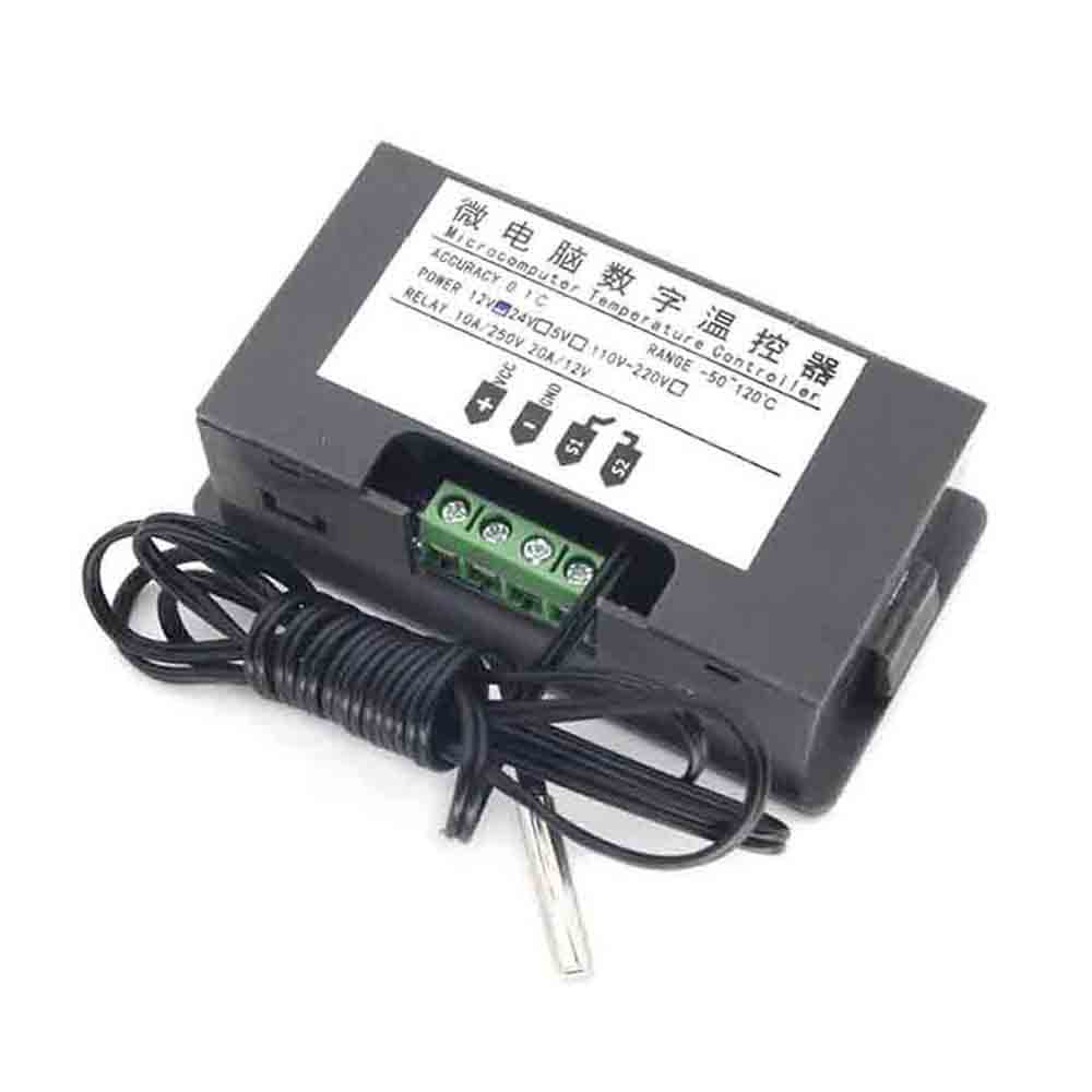 เทอร์โมสตัทควบคุมอุณหภูมิดิจิทัล LCD W3230 DC 12V 24V 20A AC 110V-220V 10A