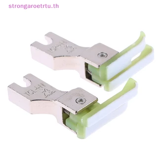 Strongaroetrtu TCR 1/16N พลาสติกขวา/ซ้าย Compensag Presser เท้าสําหรับอุตสาหกรรม Lockstitch Single Presser เท้า