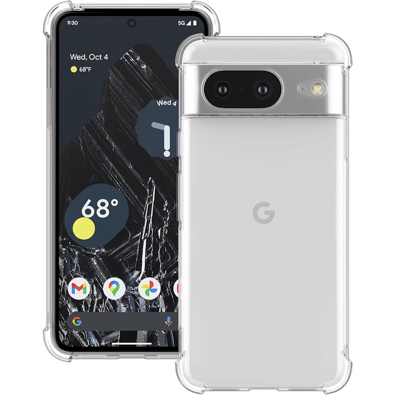 สําหรับ Google Pixel 8 / 8 Pro / 7 / 7a / 7 Pro / 6 / 6a / 6 Pro Crystal Clear Cover Anti-Scratch เคสกันกระแทก TPU ราคา ถูกที่สุด ดีลบีเคเค แกลเลอรีภาพที่ 3