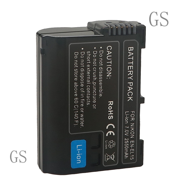 GS for Nikon EN-EL15 Battery D7000 D800 SLR Camera Lithium Battery