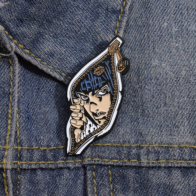 Bucciarati เข็มกลัดโลหะ รูปการ์ตูนอนิเมะ JOJO's Bizarre Adventure เครื่องประดับ สําหรับเพื่อน