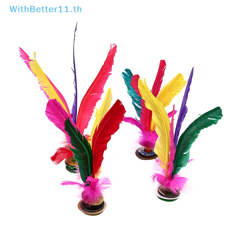 Better China Jianzi Footbal Foot Kick Handwheel แฟนซี Goose ลูกขนไก่ ฟิตเนส
.