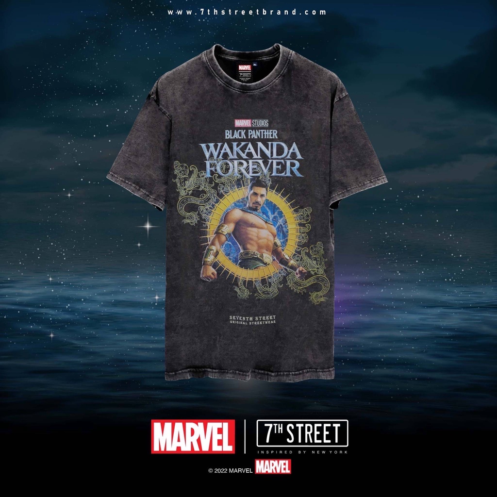 MARVEL I 7th Street เสื้อฟอกวินเทจ แบบโอเวอไซส์ (Vintage Oversize) รุ่น V-NMR002 NAMOR