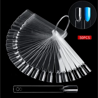 ชาร์ตโชว์สีเล็บ 50ก้าน ชาร์ตเล็บ ให้ลูกค้าเลือกสี ชาร์ตสีเล็บแบบต่างๆ ทรงพัด วงรี ชาร์ตวงรี