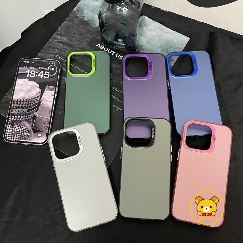 เคสป้องกันโทรศัพท์มือถือ แบบโปร่งแสง คุณภาพสูง สีสันสดใส สําหรับ OPPO Reno 10 Pro 5G 8 Pro Plus 9 Pro Find X6 Pro