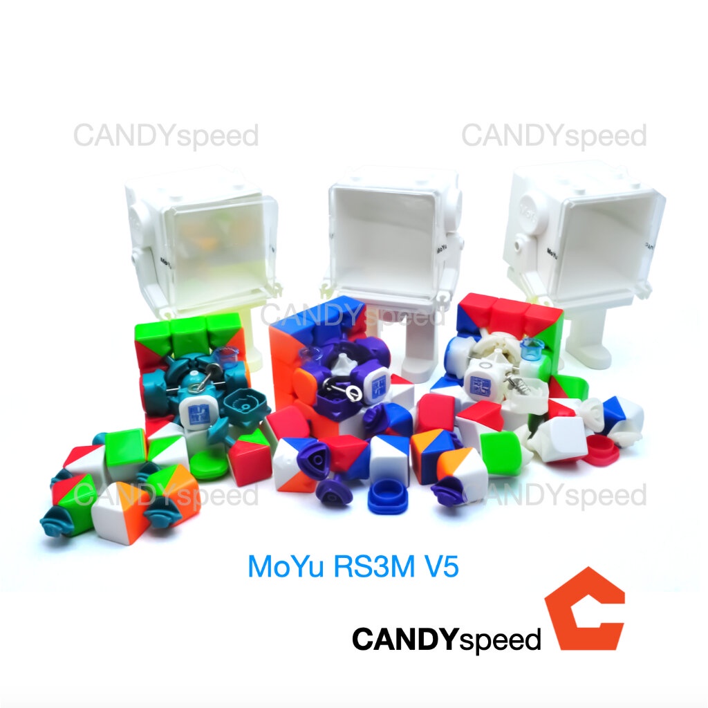 รูบิค Cube MoYu RS3M V5 3x3 Rubik มีแม่เหล็ก| By CANDYspeed