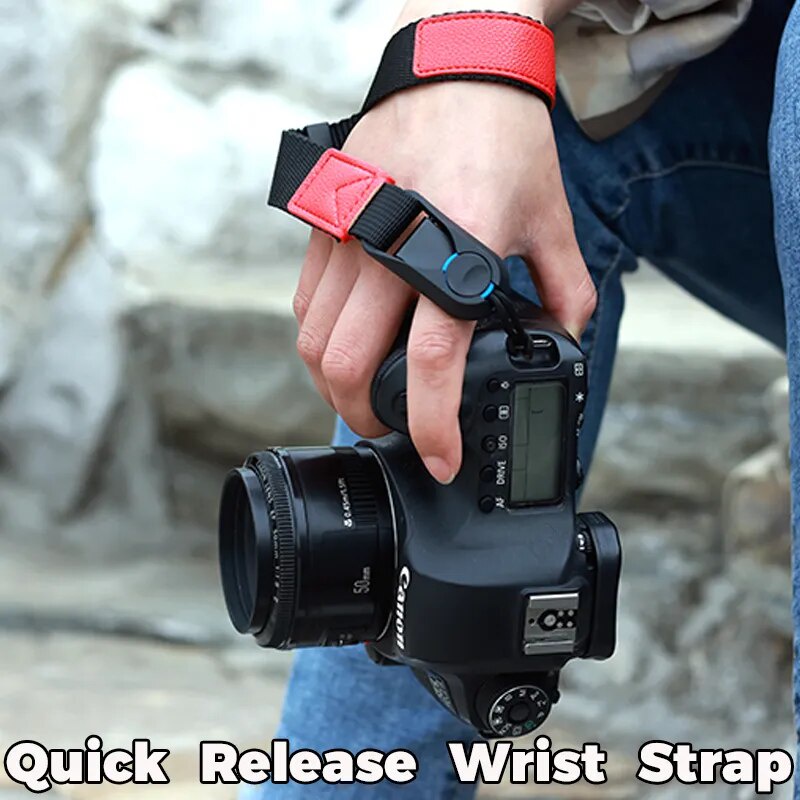 Camera Wrist Strap Suitable For Canon R5 R6 Nikon Z7 Z6 Sony A7M4 A7C Fuji XT4 Quick Release Hand Ro