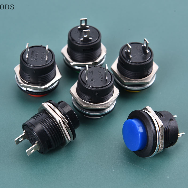 Ods ปุ่มกดสวิตช์เปิด ปิด โลหะ กันน้ํา 12V-24V LED 16 มม. สําหรับรถยนต์