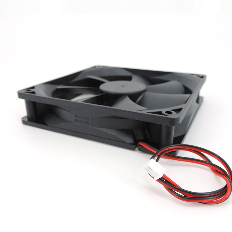 พัดลมระบายความร้อน ไร้แปรงถ่าน 120 มม. 12 ซม. 12025 DC 5V 12V 24v 120 มม.*120 มม.*25 มม. 2PIN 12 ซม. 0.1A THK3 สําหรับคอมพิวเตอร์ PC ราคา ถูกที่สุด ดีลบีเคเค แกลเลอรีภาพที่ 4