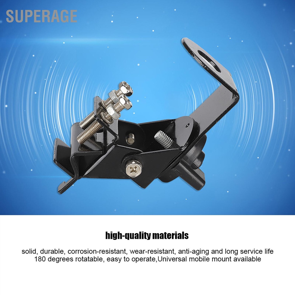 Superage 180 ° หมุนได้ SO239 เสาอากาศวิทยุมือถือขายึดติดรถยนต์ขาตั้ง