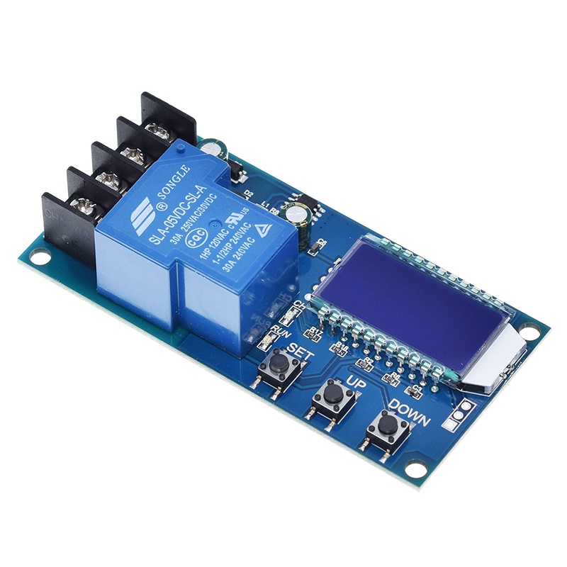 Xy-l30a DC 6-60V 30A โมดูลบอร์ดควบคุมการชาร์จแบตเตอรี่ หน้าจอ LCD