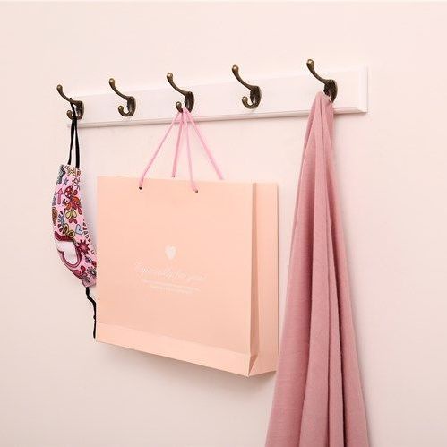 ตะขอแขวนเสื้อผ้า แบบติดผนัง ไม่ต้องเจาะ แข็งแรง สําหรับห้องนั่งเล่น ห้องนอน ประตู ประตูหลัง โถงทางเดิน - รูปที่ 5