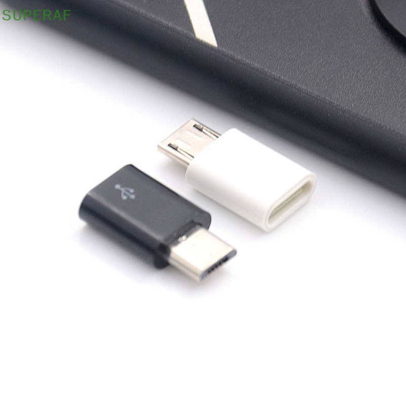 Superaf อะแดปเตอร์แปลง Type C ตัวเมีย เป็น Micro USB ตัวผู้ สําหรับโทรศัพท์ Android ขายดี 1 ชิ้น