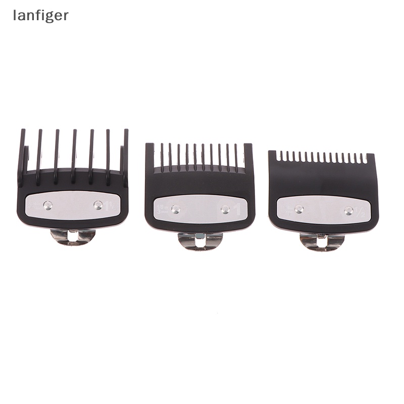 Lanf 3 ชิ้น Hair Guards ท่องเที่ยวหวี Trimmer Cutg คู่มือเครื่องมือจัดแต่งทรงผมสิ่งที่แนบมาใช้งานร่วมกับ 1.5 มิลลิเมตร 3 มิลลิเมตร 4.5 มิลลิเมตร EN - รูปที่ 6