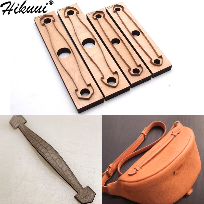 แม่แบบตัดหนัง รูปกระเป๋าถือ DIY อุปกรณ์เสริม สําหรับทํางานฝีมือ