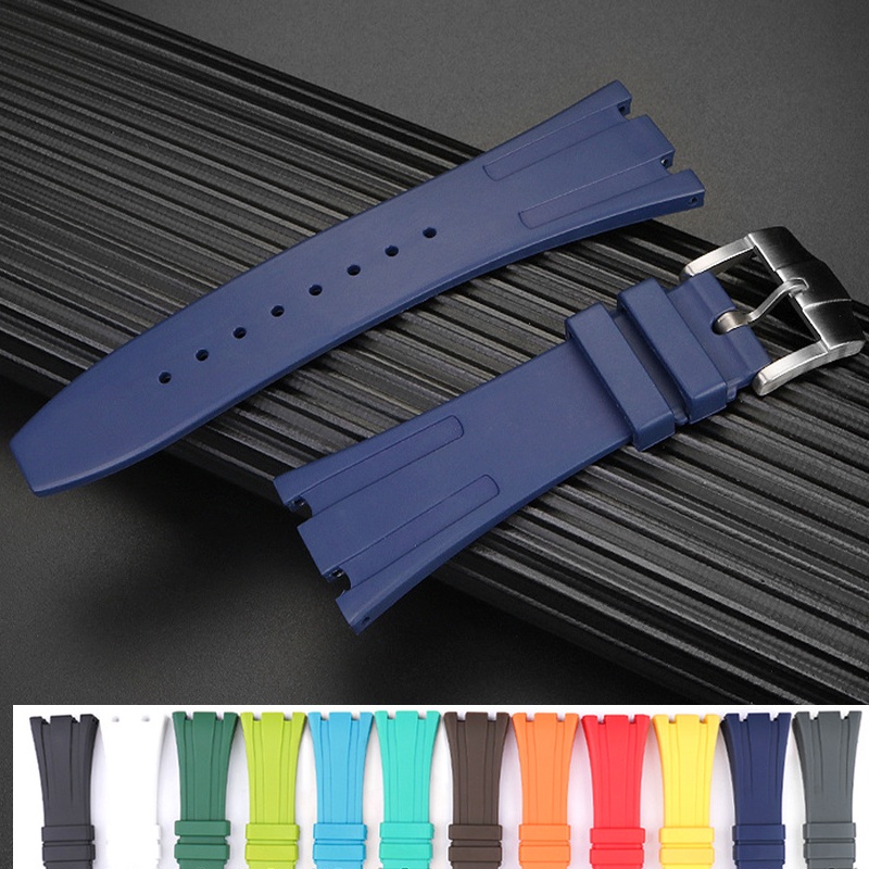 สายนาฬิกาข้อมือ ยางซิลิโคน 27 มม. 18 มม. แบบเปลี่ยน สําหรับ AP Watch Band GA2100