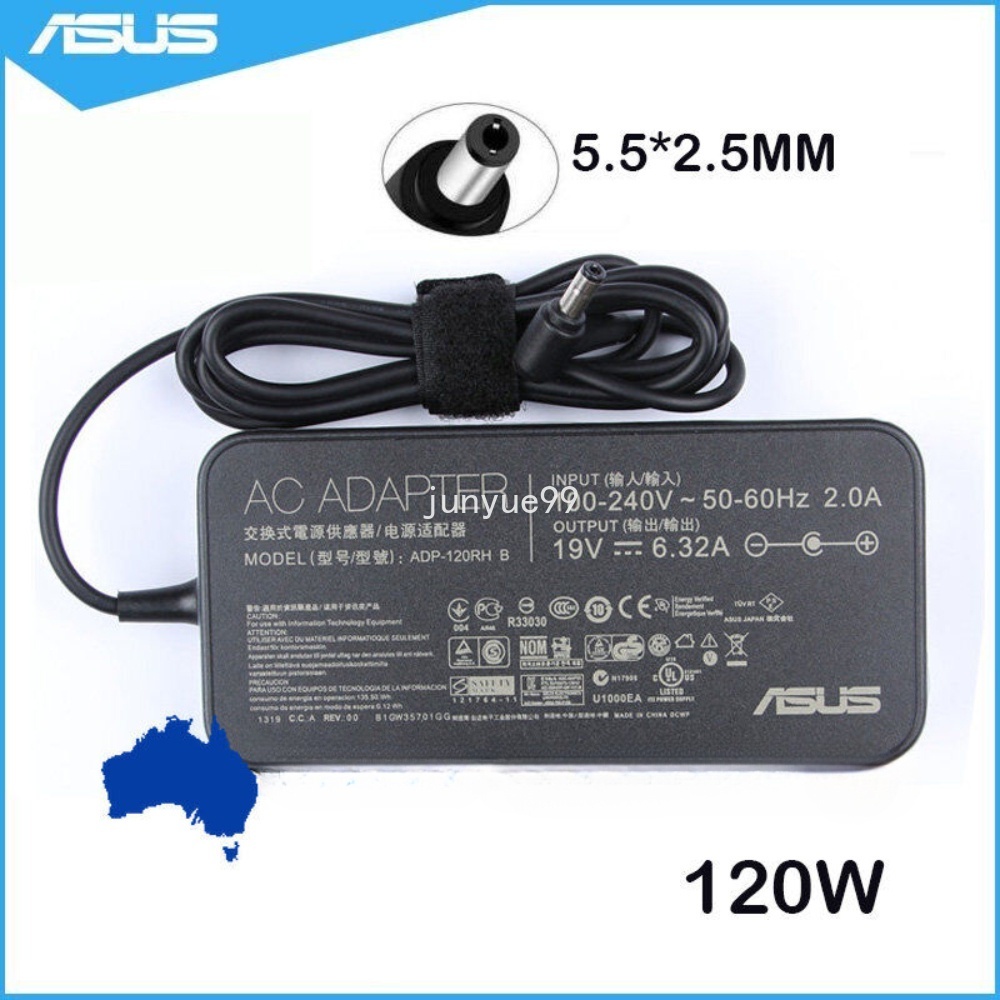 อะแดปเตอร์ชาร์จ AC 19V 6.32A 120W Asus PA-1121-28 ADP-120RH B A15-120P1A