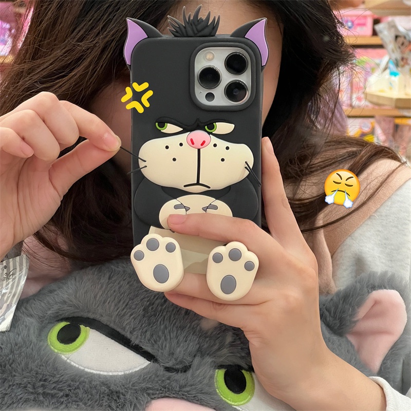 เคสโทรศัพท์มือถือ ซิลิโคน ลายแมว สําหรับ IPhone 13Pro 13 12 Mini Pro 5G Max