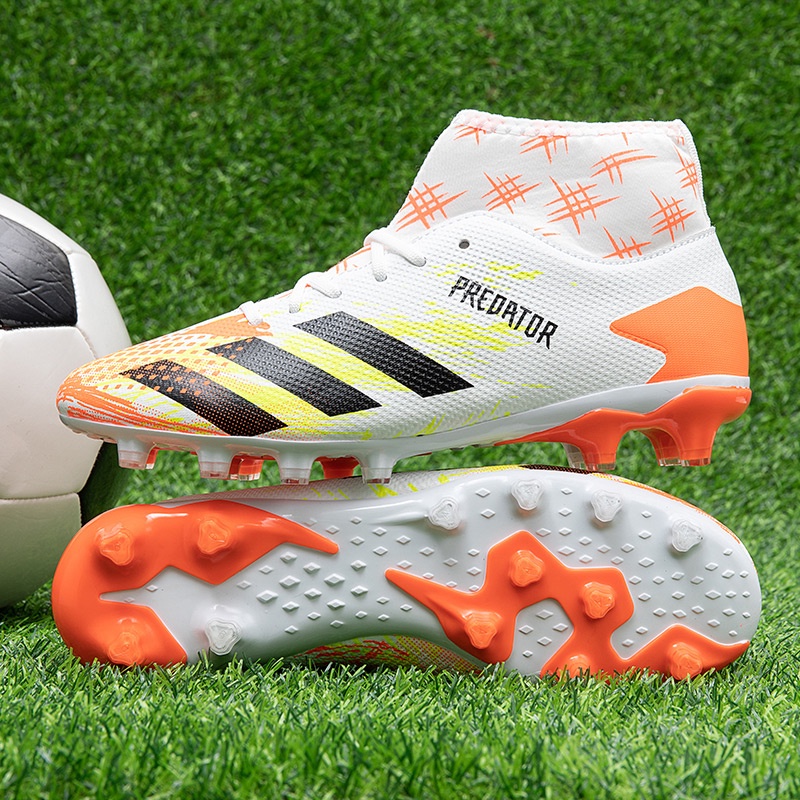 【Ready stock】Adidas PREDATOR 20.3 FG High-Top Football Boots/Football Boots Spike Training Shoes Sp