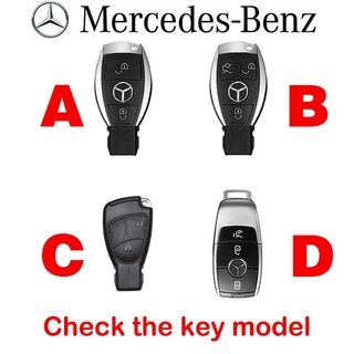 เคสกุญแจ For Mercedes Benz AMG W205 W210 W211 W124 CLA GLA GLK AMG GLC เคสกุญแจรถยนต์