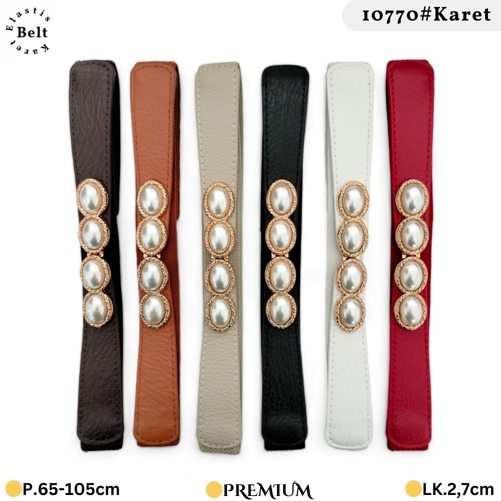 สมาร์ทเกิร์ล เข็มขัดยางยางยืดผู้หญิง/เข็มขัดผู้หญิง/เข็มขัดแฟชั่นเด็กผู้หญิง 10770 (ยาง 2.7 ซม.)