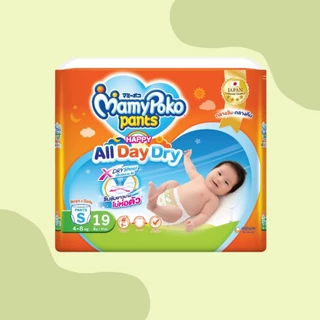 MamyPoko Happy All Day Dry ผ้าอ้อมเด็ก กางเกงผ้าอ้อมสำเร็จรูป มามี่โพโค ยกลัง มามีโปะโกะยกลัง mamy poko ผ้าอ้อม เด็ก