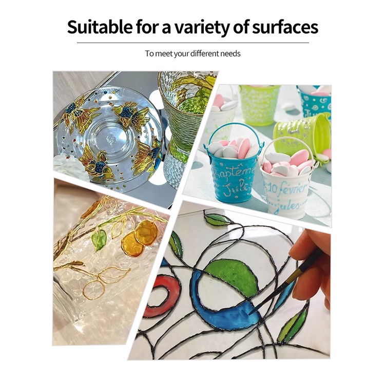 Angel Mark ปากกามาร์กเกอร์ อะคริลิค 3D 20 มล. หลากสี 1 ชิ้น DIY - รูปที่ 5