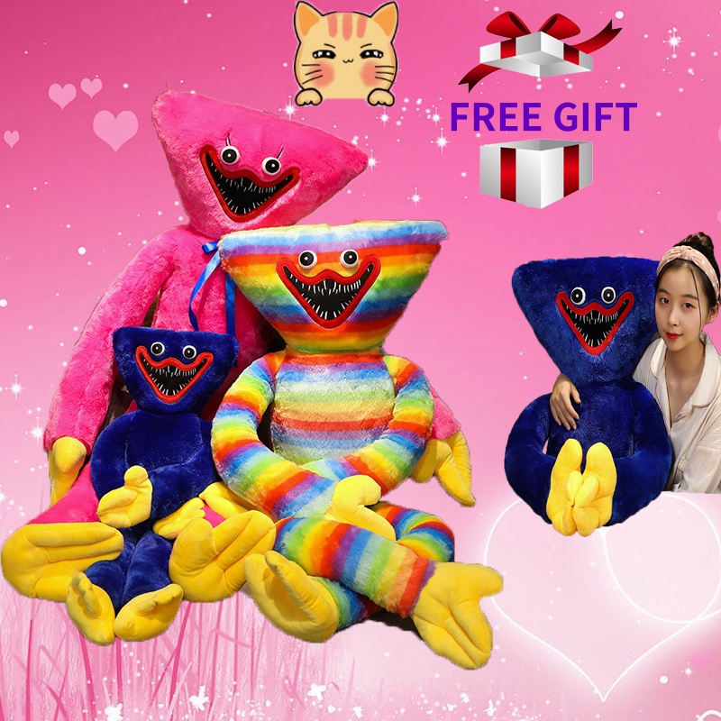 🔶จัดส่งที่รวดเร็วในราคาต่ำ🔶Poppy Playtime ของเล่นตุ๊กตา Huggy Wuggy ของขวัญคริสต์มาส ตุ๊กตาตัวละครในเกม Poppy Playtime plush toy