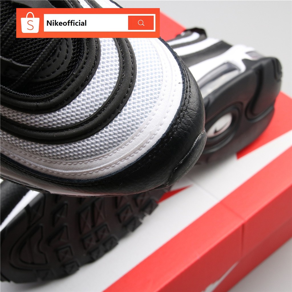 Nike Air Max 97 รองเท้าวิ่งกีฬาระบายอากาศของแท้ 100% สำหรับผู้ชายและผู้หญิง ป้องกันการสึกหรอ