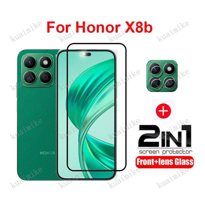 2-in-1 ฟิล์ม Honor X8b ฟิล์มกระจก HD ฟิมล์กระจก Honor X9b X7b X9a X9 X8a X8 X7a X7 X6a X6 X5 Plus 5G