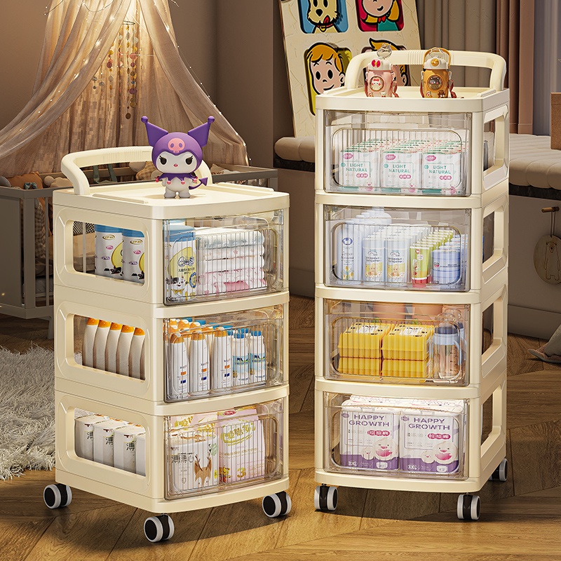 MULI ชั้นวางของมีล้อ shelf with wheels ลิ้นชักเก็บของ ชั้นเก็บของอเนกประสงค์
