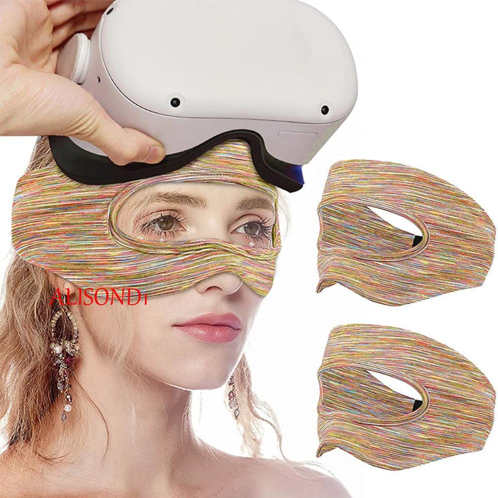 Alisond1 หน้ากากปิดตา VR 4 PSVR2 HTC ปรับขนาดได้ อุปกรณ์เสริม VR ป้องกันการเยื้อง กันลื่น ชุดหูฟังเสมือนจริงเสมือนจริง