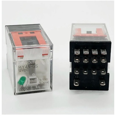 รีเลย์กลาง Omron MY2N-GS DC24V สไตล์ใหม่ MY4N-D2-GS PYFZ-08-14-E