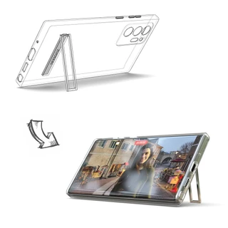 ZUOEKAI สําหรับ Samsung Galaxy Note20 Ultra Bracket กรณี S23 S22 S21 S20 S10 Plus Note10 สนับสนุนฝาครอบขาตั้งกลับป้องกัน