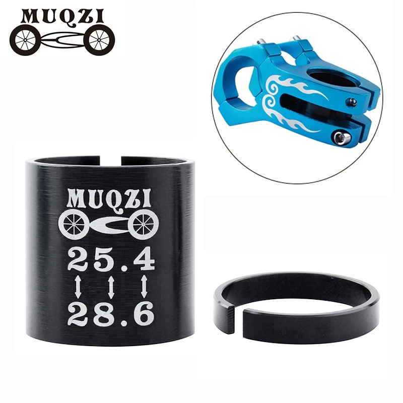 Muqzi แหวนอะแดปเตอร์แปลงตะเกียบจักรยาน อะลูมิเนียมอัลลอย 25.4 เป็น 28.6 มม. 28.6 เป็น 31.8 มม.