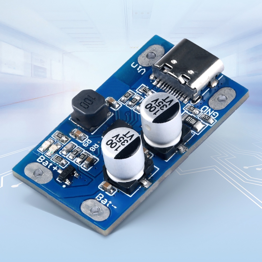 Voktta โมดูลชาร์จแบตเตอรี่ลิเธียม Type-C 1S 2S 3S 4S BMS 4.2V 8.4V 12.5V 16.8V 2A พร้อมตัวบ่งชี้ สํา