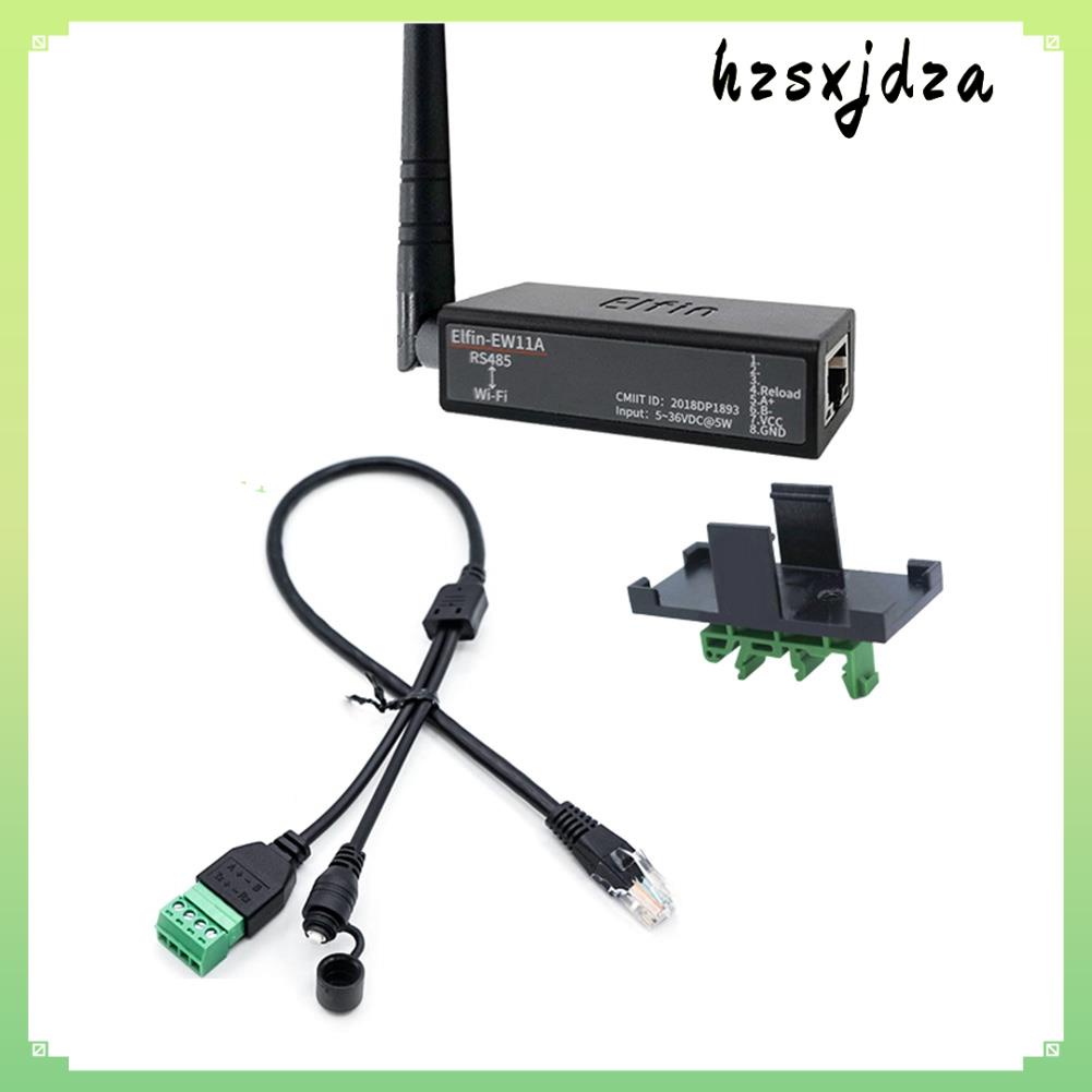 พอร์ตอนุกรม RS485 ไปยังอุปกรณ์ WiFi เซิร์ฟเวอร์โมดูลแปลง Elfin-EW11A-0 Modbus โปรโตคอลการถ่ายโอนข้อม