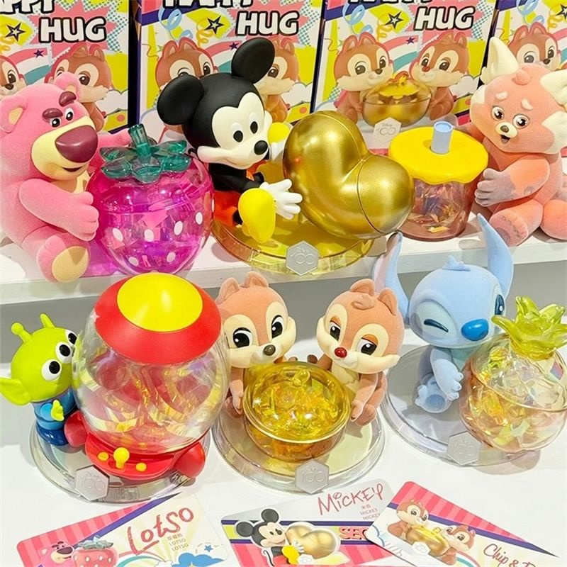 [Genuine] Miniso Disney Anniversary Happy Hug Storage Tank Series กล่องเก็บของเล่น ของขวัญวันวาเลนไท